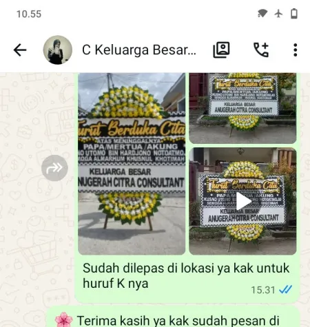 Pengiriman Papan Bunga Duka Sidamulya Cipunagara